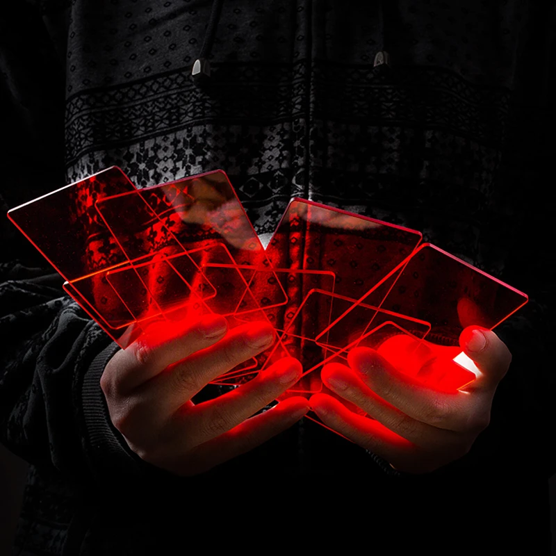 Части Cardistry 8 шт./пакет и с принтом Разноцветные блоки на практике цветочками