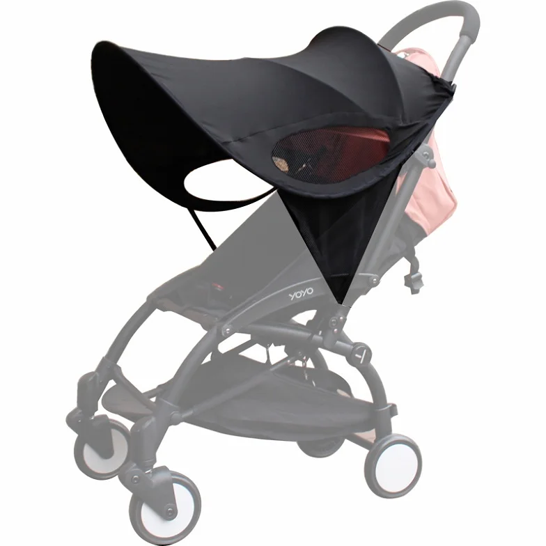 sunshade Аксессуары для детской коляски, подножки, подлокотник, солнцезащитный козырек для babyzen YoYo, костюм для ног, зонт от солнца, поручни, детская коляска, тент yoya - Цвет: sunshade
