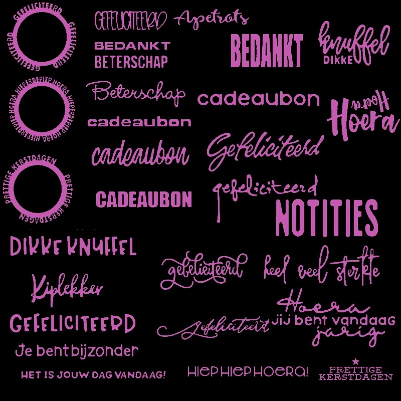 

Dutch Magic Words Shape Metal Cutting Dies Stencil Scrapbooking Embossing For Paper Card DIY Crafts Accessaries New 2019