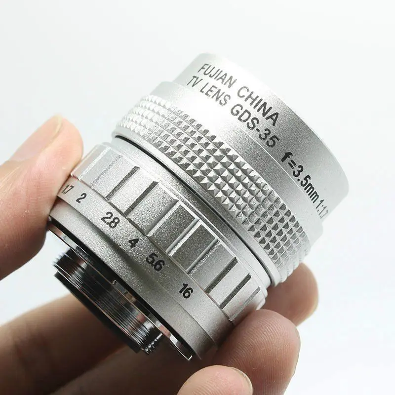 Фуцзянь 35 мм F1.7 CC TV фильмы объектив + C крепление к Sony E:NEX3 NEX-C3 NEX5 NEX5N NEX5R A6000 A6300 A6500 NEX5T