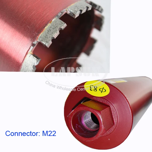 Алмазное сварное сверло с сердечником 18-200 мм M22(22 мм) | Инструменты