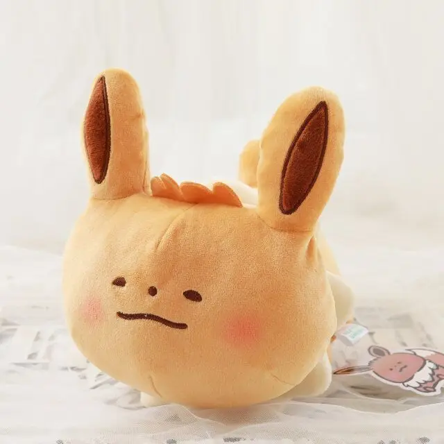 Q версия Пикачу плюшевая игрушка-подушка милый Экспрессия eevee Кукла kawaii аниме мягкая диван украшение для спальни прекрасный подарок для ребенка