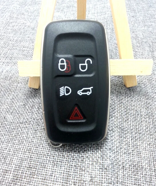 5 Buttons Smart Card Blank Remote Key Shell Case For Land Rover Range Rover Sport Evoque Discovery 4 Freelander Fob Key Cover