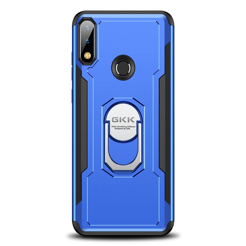 Синий Роскошный Магнитный чехол для ASUS Zenfone Max Pro M2, чехол, 2 в 1, жесткая задняя крышка для ZB631KL, чехол, адсорбция, милый, Hoesje - Цвет: Синий