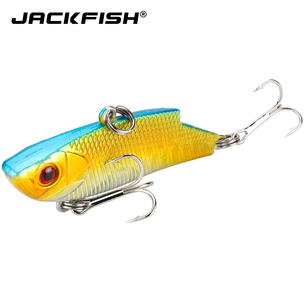 JACKFISH 10 г/55 мм VIB жесткая рыболовная приманка погремушка для рыбалки погружная