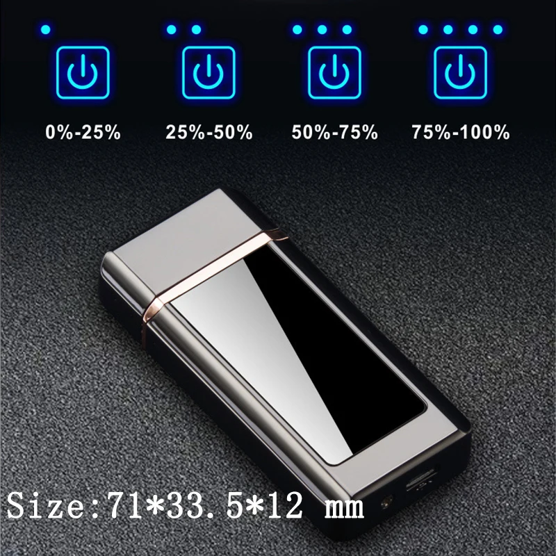 Светодиодный usb экран для зарядки сенсорного экрана Электронная зажигалка