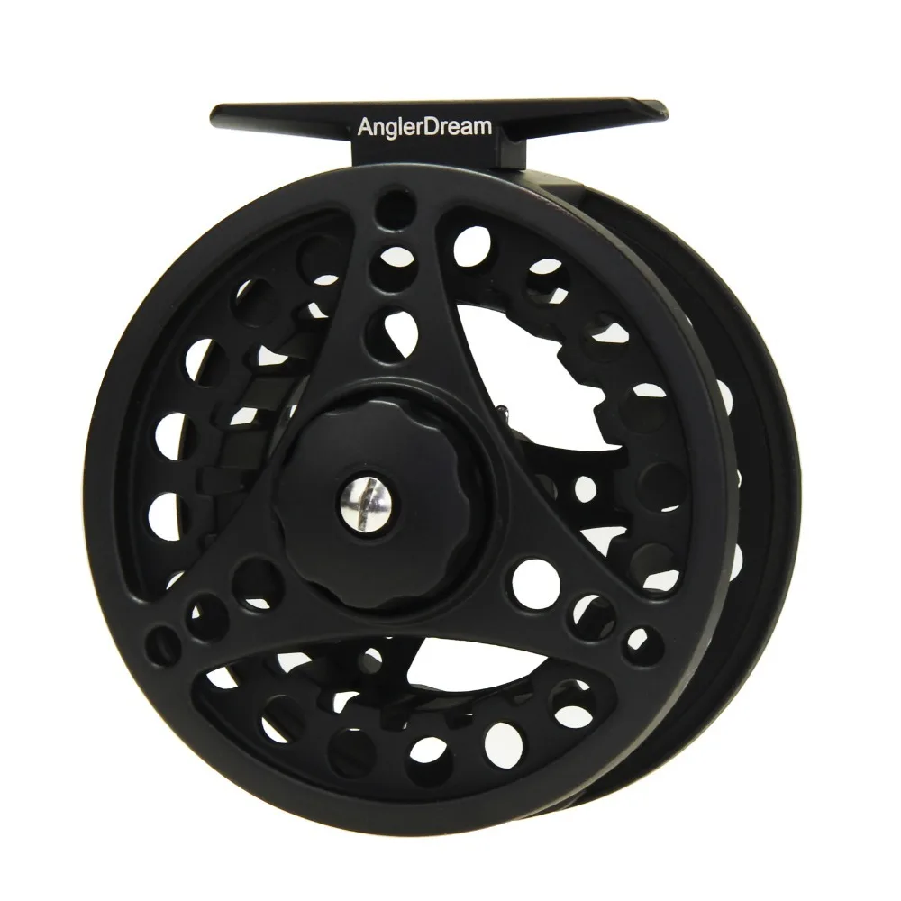 3/4 5/6 7/8 WT рыбалка Fly Reel серебристый черный литья под давлением большой беседка