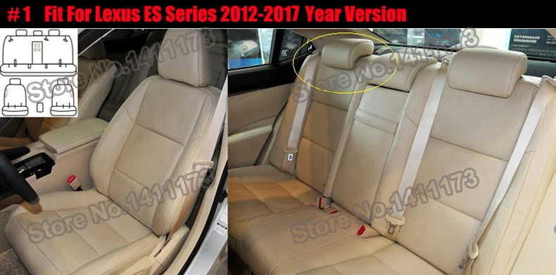 Чехол для автомобильного сиденья из воловьей кожи для lexus es300 es350 es250 чехлы для сидений и поддержка передних и задних стилей