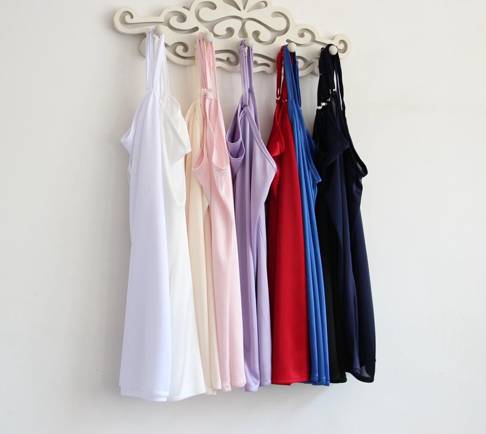 Гладкий шелк молока короткие камзол Тонкий майка Женская Краткая одноцветное на