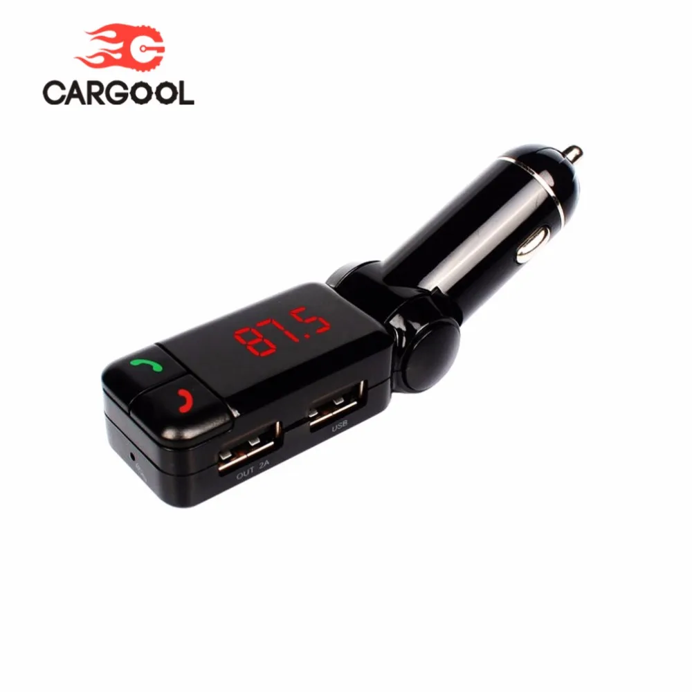 CARGOOL Hands-free Bluetooth fm-передатчик Беспроводной автомобильный адаптер радио