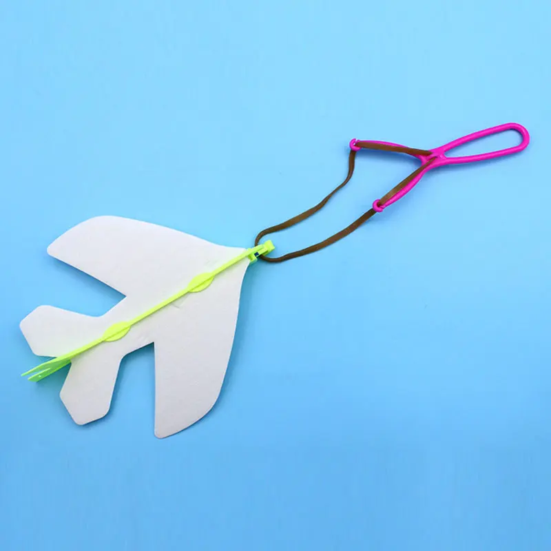 Эластичные светящиеся катапульты самолет Diy флэш эластичные круглые детские
