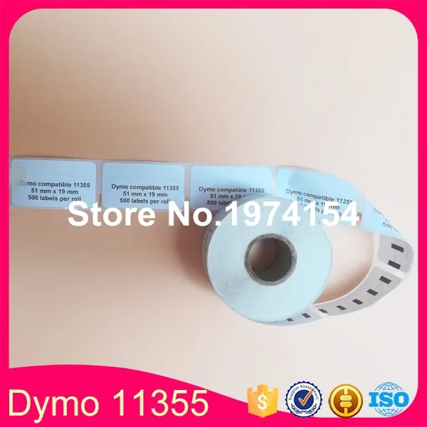 Ярлыки для фотографий 1 рулон 11355 совместимый с Dymo 500 51 мм x 19 | Компьютеры и офис