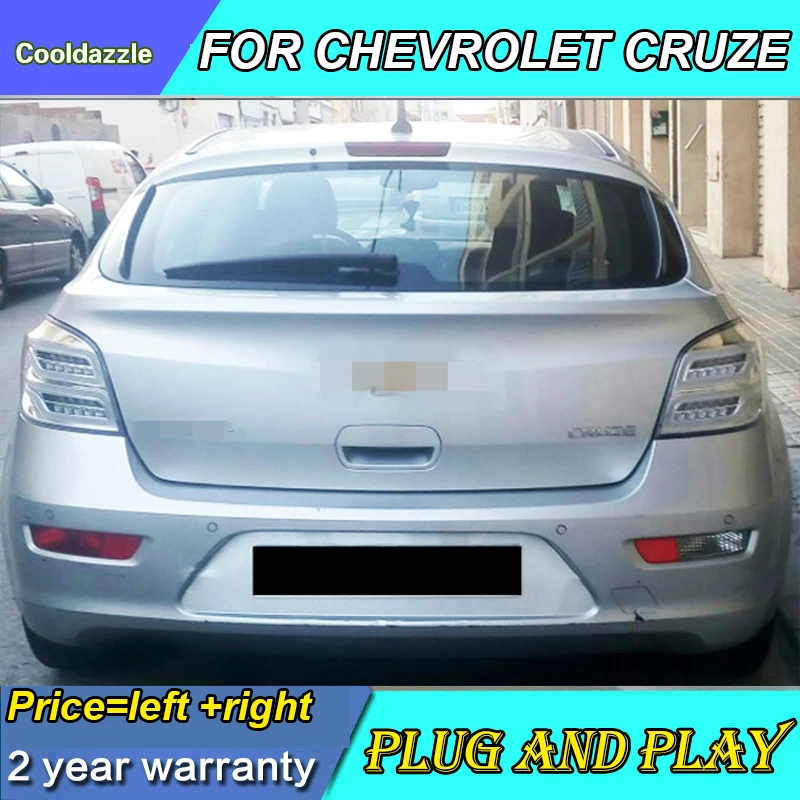2009 2010 2011 2012 2013 год хэтчбек Cruze светодиодный задний светильник Хромированный Цвет задний светильник s стояночный поворотный сигнал бегущий ревский