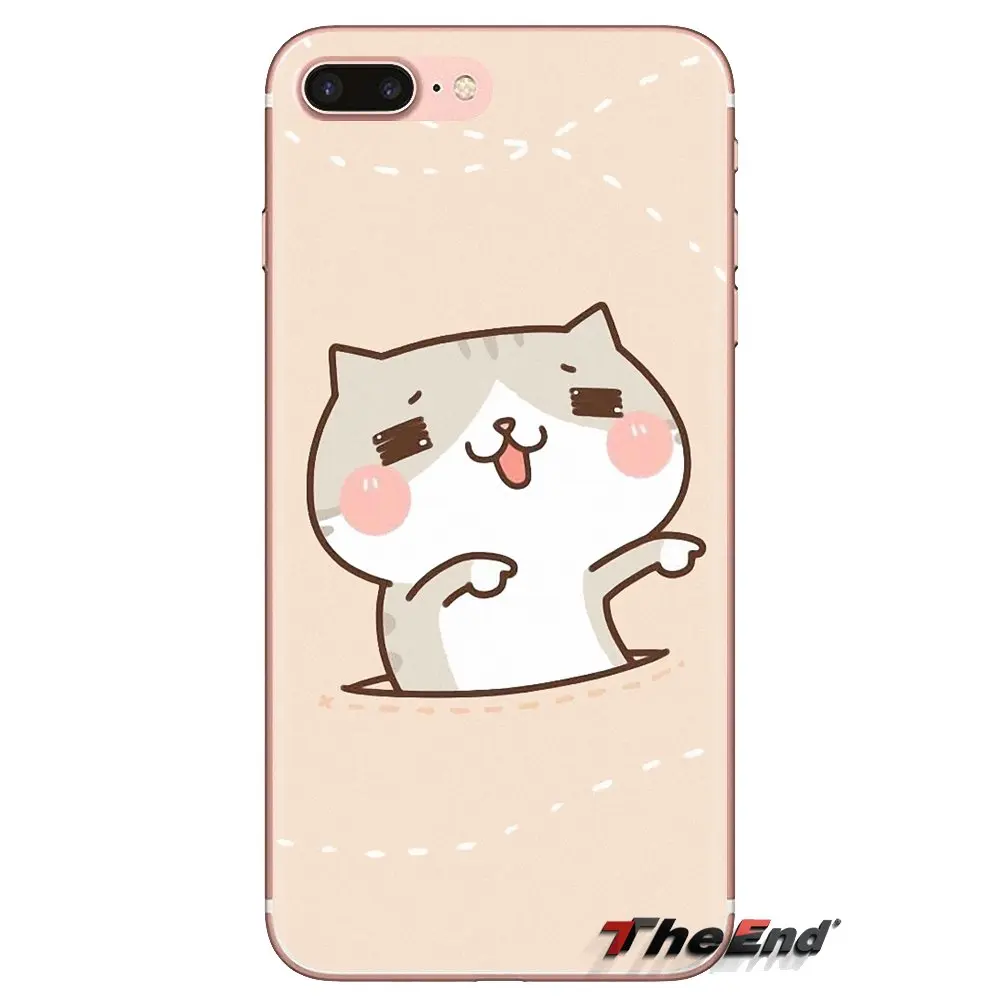 Силиконовый чехол Kawaii Molang для Samsung Galaxy J1 J2 J3 J4 J5 J6 J7 J8 Plus 2018 Prime 2015 2016 2017 |