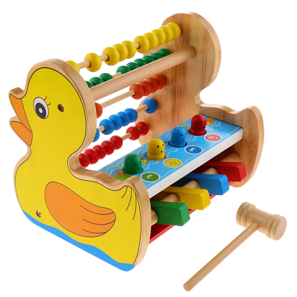 Детские деревянные компьютерные стойки с 50 бусинами развивающие игрушки для