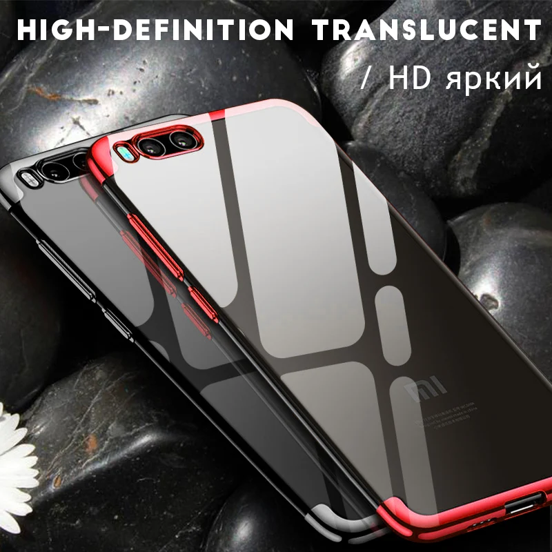 Phone Case For Xiaomi Mi A1 A2 7 6 6X 5X Mix 2 2S TPU Capa Redmi Note 5A Prime 4 4X Pro 5 Plus S2 4A Plating |