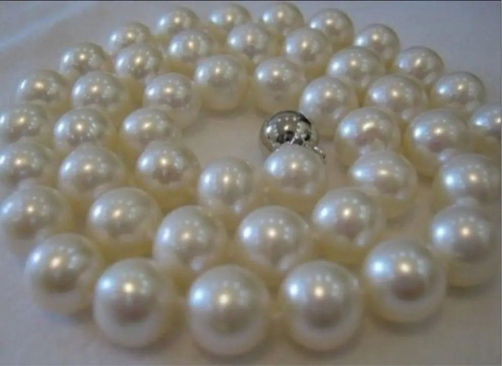 

Selling jewerly >AAA 9-10MM SOUTH SEA WHITE PEARL ROUND NECKLACE 18 INCH>free shipping