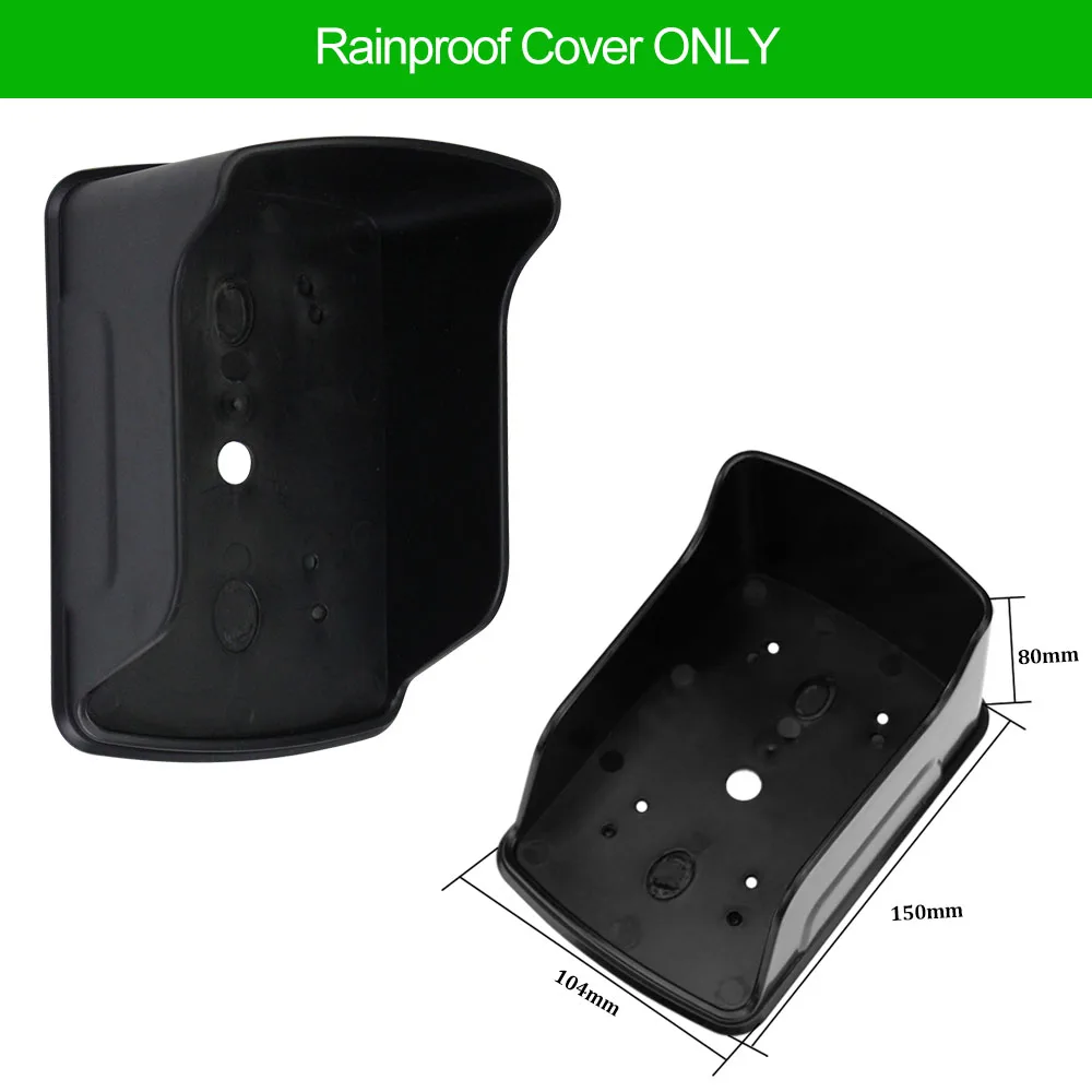 Rainproof Cover ONLY OBO замок отпечатков пальцев Открыватель двери Система Контроля Доступа биометрический RFID Контроль доступа металлический водонепроницаемый чехол брелоки WG26 - Цвет: Rainproof Cover ONLY