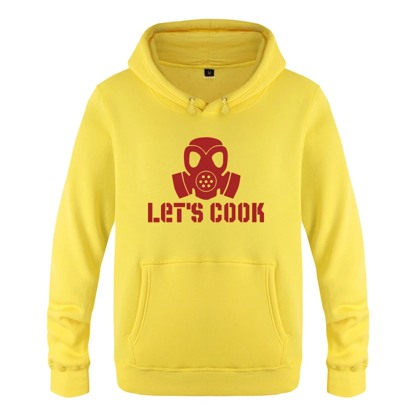 LETS COOK BREAKING BAD Hoodies Men 2018 Men's Pullover Fleece Hooded Sweatshirts | Мужская одежда