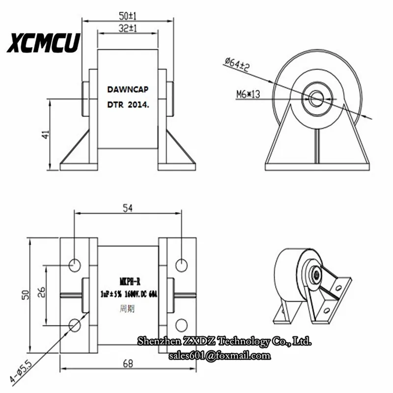 Новый оригинальный DTR резонансный конденсатор 0.66 мкФ 1200vac 2000vdc 60a в наличии ~ |