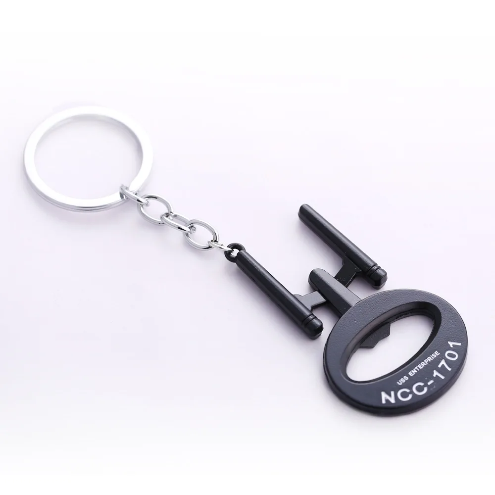 JEWELRYGIFTUSS Энтерпрайз звезда фильм космический корабль porte clef сплав брелки