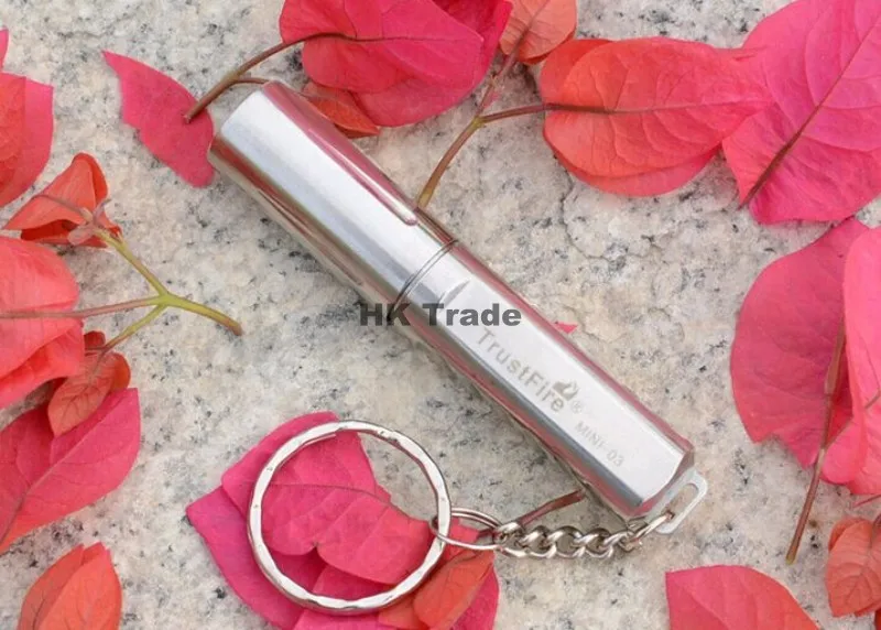 TrustFire mini 03 200Lm CREE светодиодный мини светильник фонарь из нержавеющей стали брелок