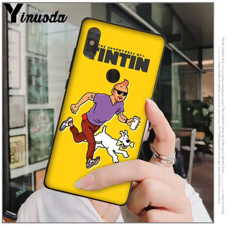 Чехол для телефона Yinuoda The Adventures of Tintin чехол Redmi 5 plus Note Xiaomi Mi 6 8 SE 3 | Мобильные