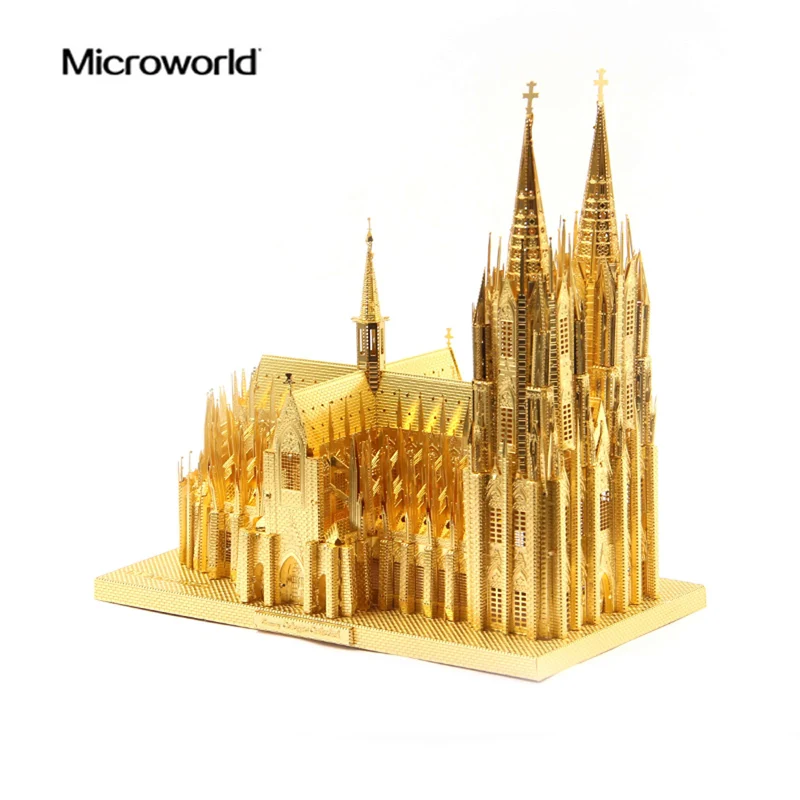 Металлический 3D нано пазл Microworld 2017 наборы моделей одеколона для строительства