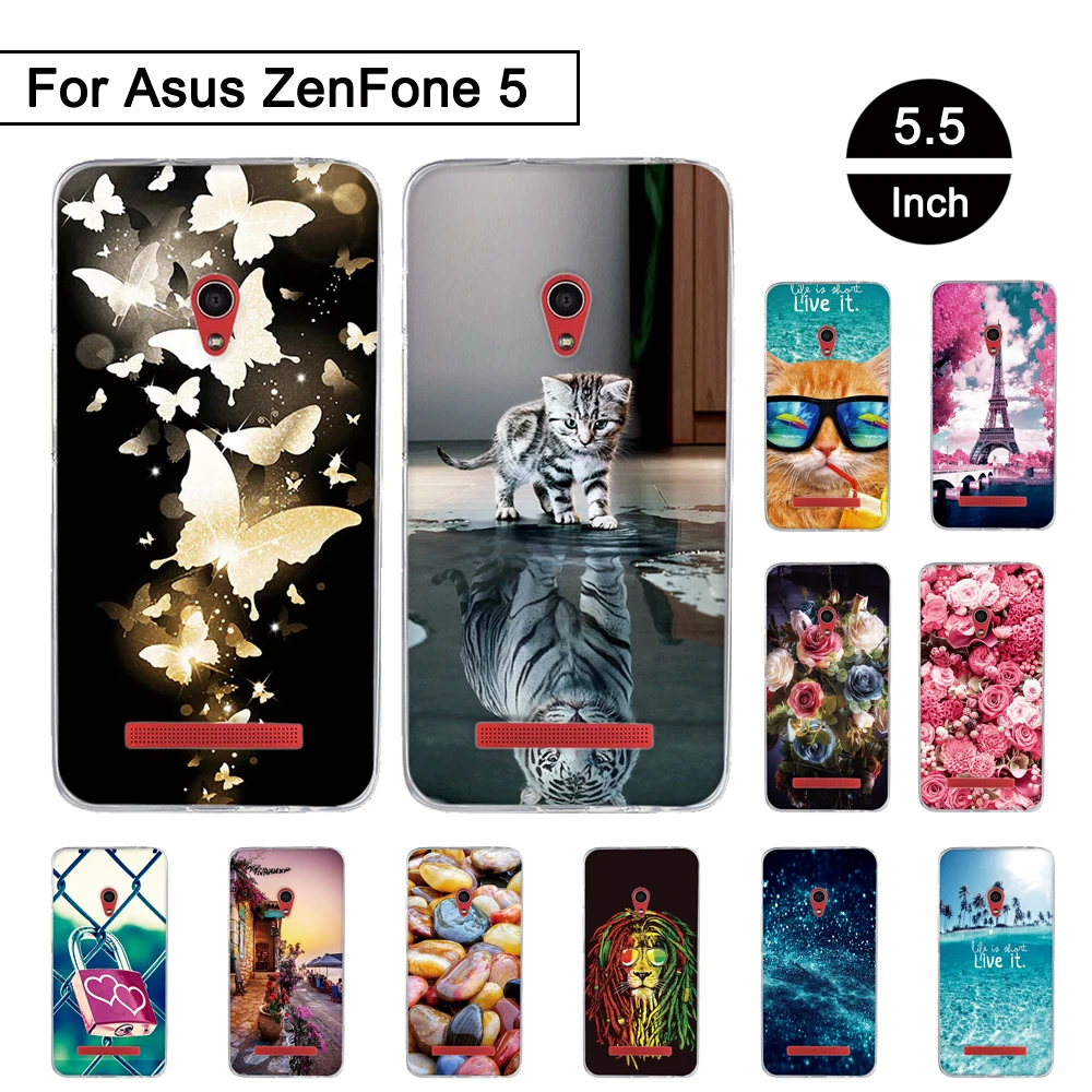 Ультратонкий Роскошный чехол для Asus ZenFone 5 A500CG A501CG A500KL 0 дюймов Модный с рисунком