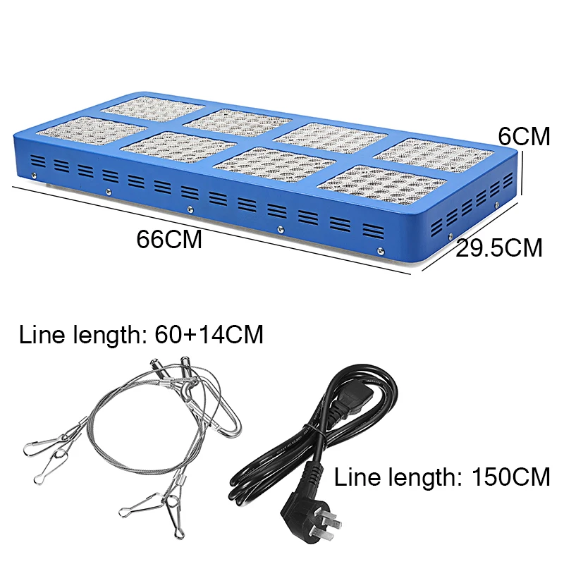 

New 15000W LED Plant Grow Light Lamps Full Spectrum 240 LED Growing lamp AC85-265V For Flower Plant Hydroponics System Grow Tent