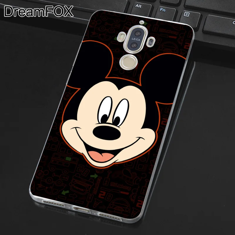 DREAMFOX L439 Mickey Mouse Minnie Pop Art Soft TPU Silicone Case Cover For Huawei Honor 6A 6C 6X 7C 7X 8 Lite Pro |