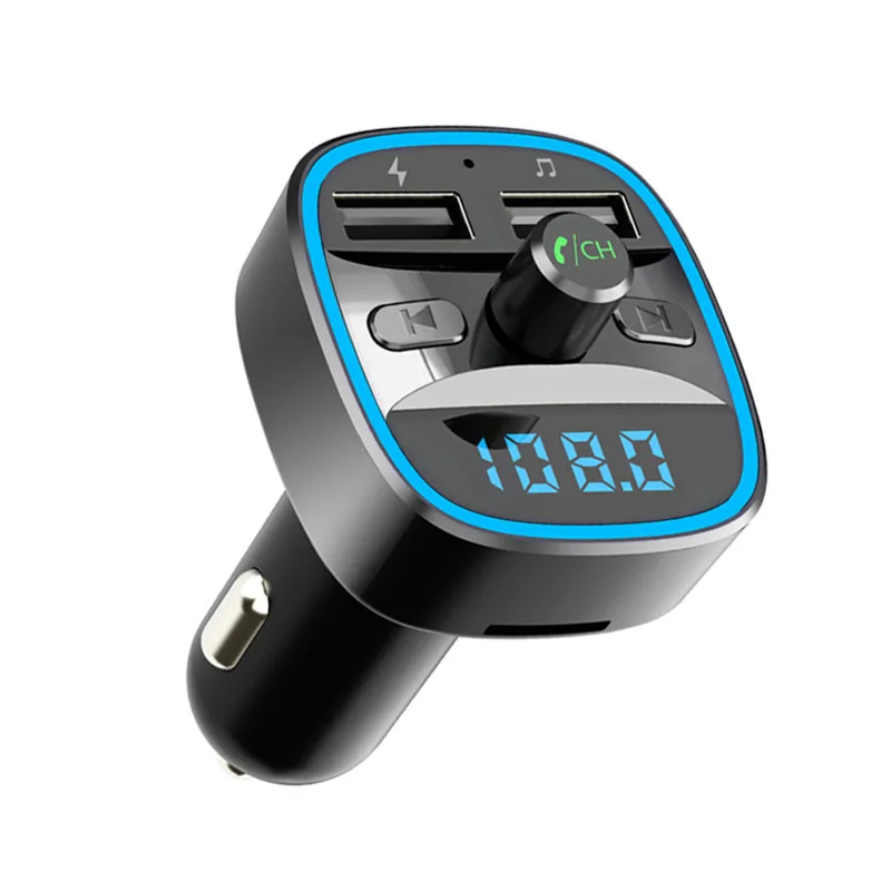 JaJaBor FM передатчик Bluetooth автомобильный комплект громкой связи вызов Авто Bluetoooth 5 0