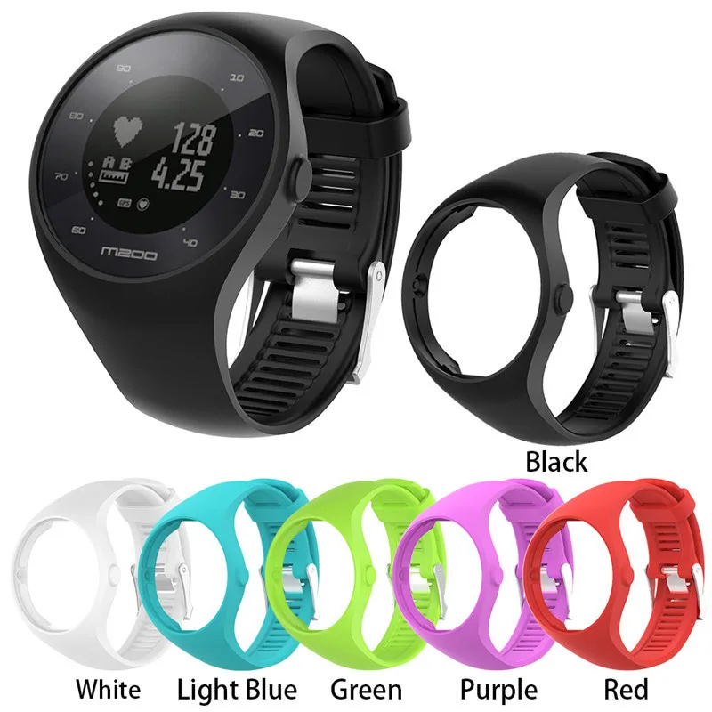 Силиконовый ремешок для часов Polar M200 спортивные часы с GPS силиконовый