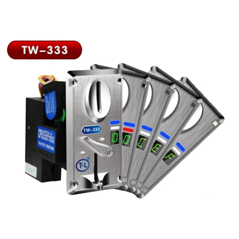 Расширенный ЖК-дисплей монета селектора TW-333 анти-отделка акцептор для торговых