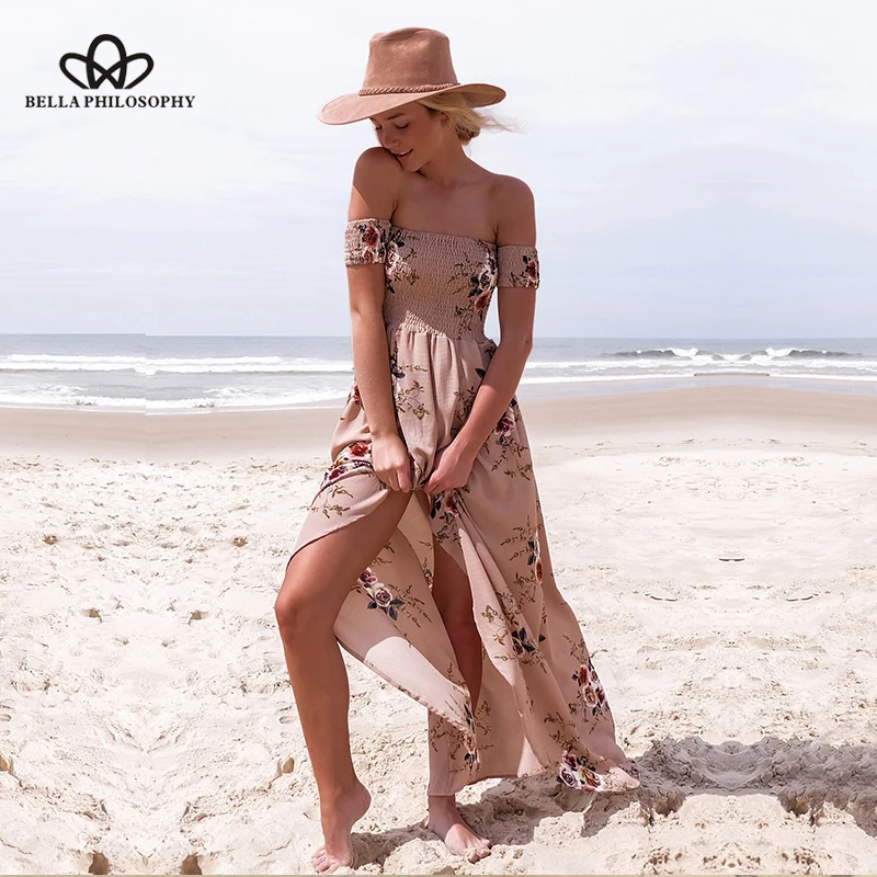 Женское богемное платье с открытой спиной Heydress повседневное длинное