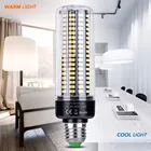 Светодиодная лампа E27 E14, светодиодсветильник-кукуруза 220 В, светодиодная лампа 5736 SMD Ampul 110 В, 3,5 Вт, 5 Вт, 7 Вт, 9 Вт, 12 Вт, 15 Вт, 20 Вт, лампа без мерцания высокой мощности, Смарт IC