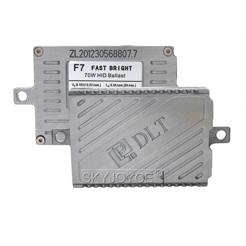 SKYJOYCE 12V автомобильная фара HID ксеноновый комплект 70W DLT F7 Быстрый Яркий балласт