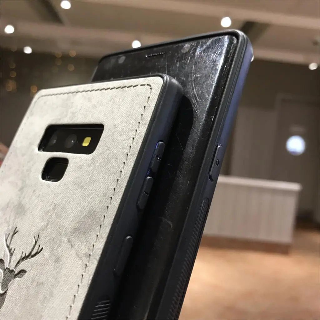 Для samsung Galaxy Note 9 Mate 8 крышка Роскошные олень тряпичный чехол кожаный Fundas M10 M20 S10 S10E