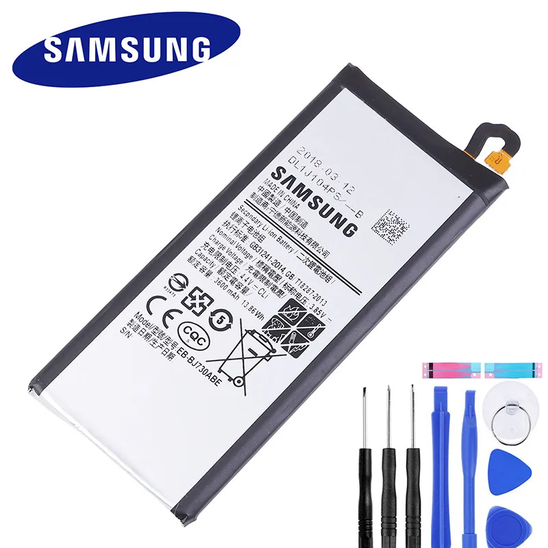 Samsung Батарея EB BJ730ABE для samsung GALAXY J7 Pro 2017 SM J730F J730FM J730G J730DS J730GM J730K 3600 мА ч|Аккумуляторы