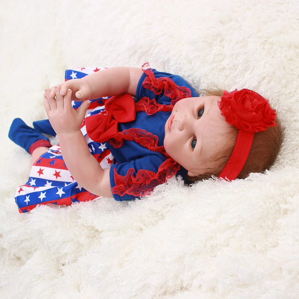 

OtardDolls Reborn Dolls Baby Lifelike 20 inch Girl bonecas bebe doll Christmas Gift Plush Toys Kids Playmate Babe Boneca Cute