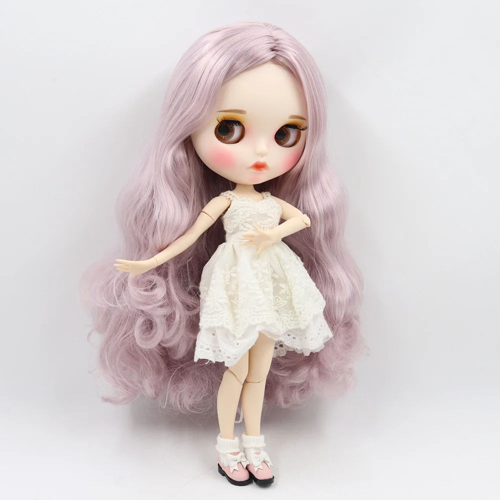 Ледяная фабрика 1/6 bjd шарнирный светильник для тела фиолетовые длинные вьющиеся