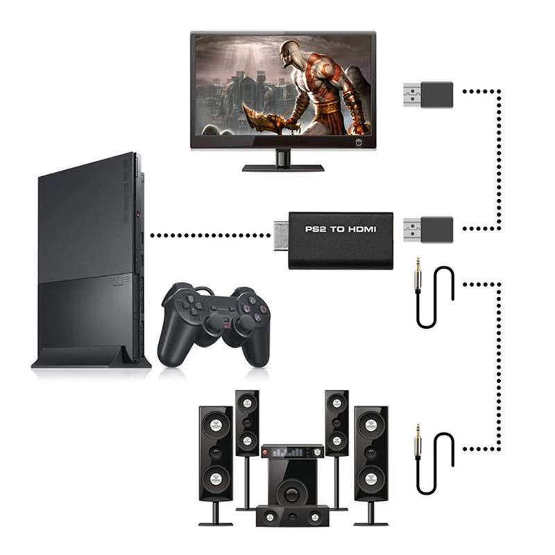 HDMI Аудио Видео AV адаптер конвертер вход в видео/аудио сигналы выход папа к