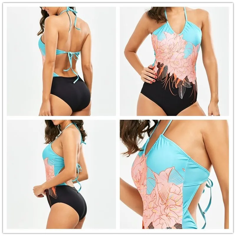 

One Piece Swimsuit Swimwear Female 2017 New Women Summer Women Swimsuit One Piece Sexy Swimwear Monokini Swimsuit Push Up Hot