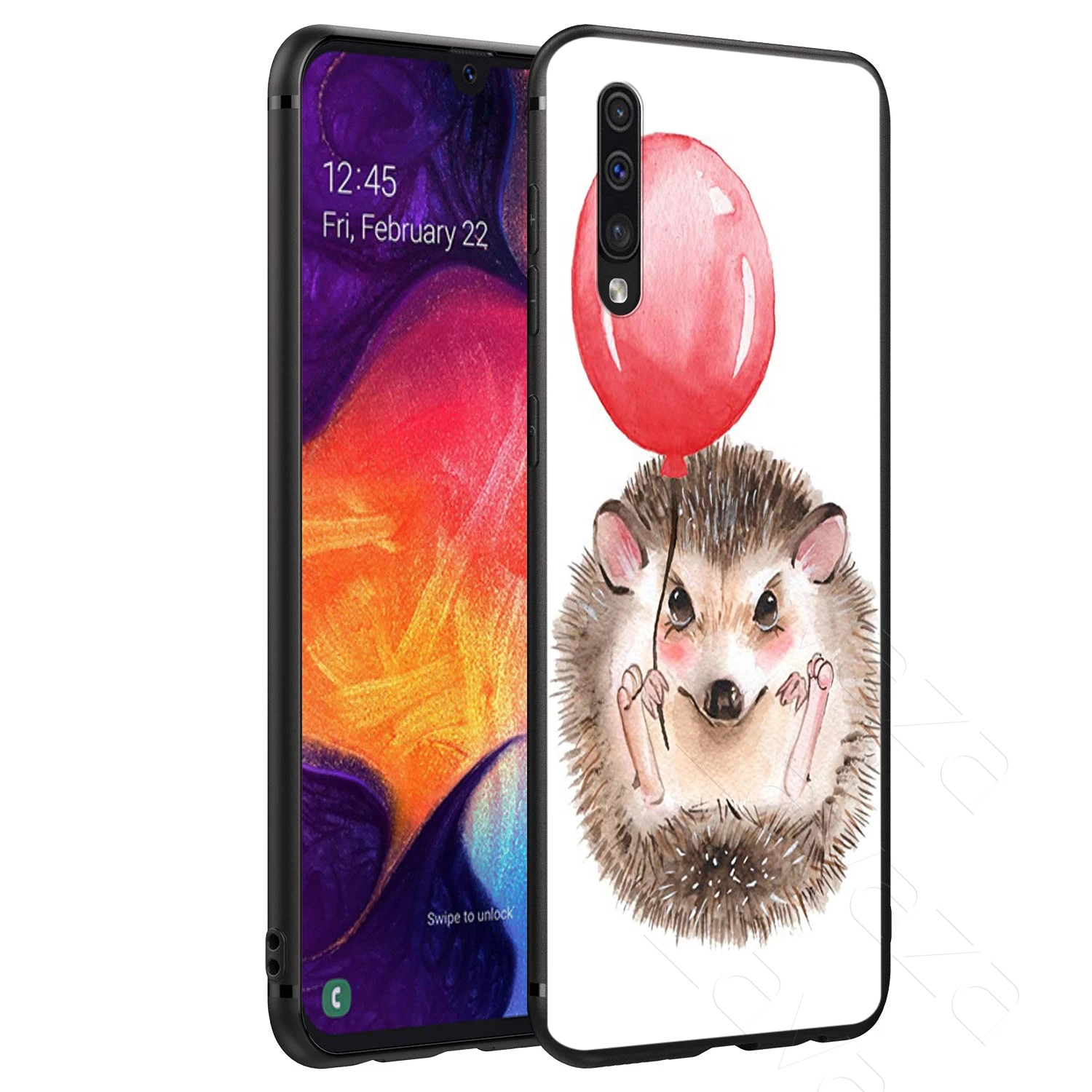 Lavaza Animal Cute Cartoon Hedgehog Case for Samsung Galaxy S6 S7 Edge J6 S8 S9 S10 Plus A3 A5 A6 A7 A8 A9 Note 8 9 |