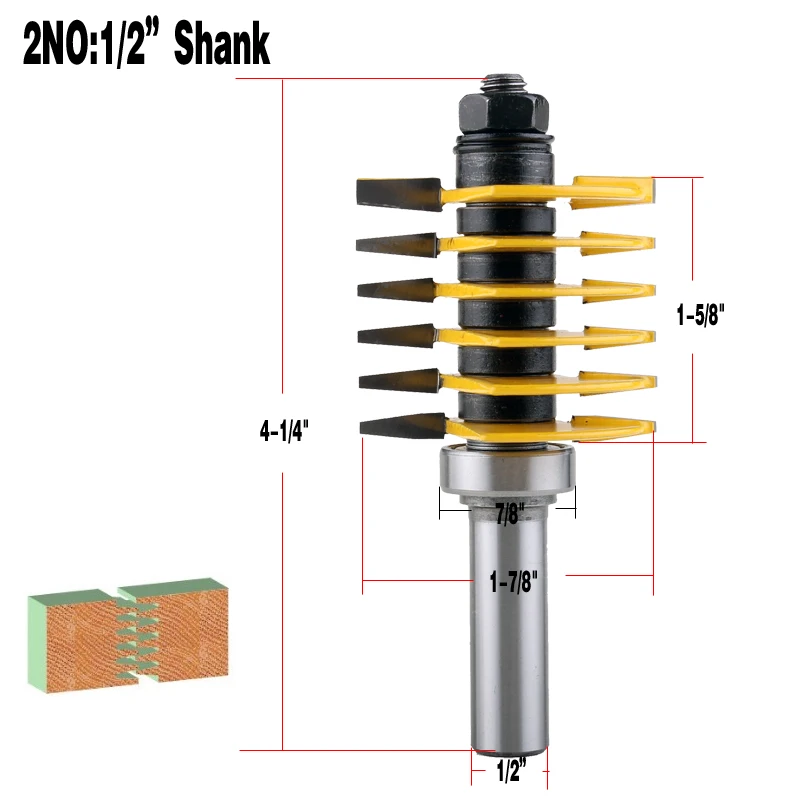 1 шт. насадка для фрезерного станка 8 мм хвостовик 1/2 дюйма|router bit|joint router bitjoint |