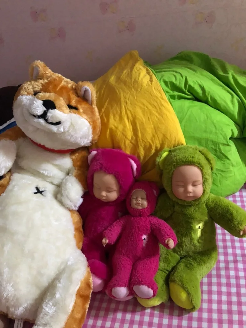 Япония Аниме Шиба Ину Плюшевая собака Игрушка Гигантские животные Собака Кукла Акита Игрушки Полосы Напольная подушка для детей Друг 80см 31inch