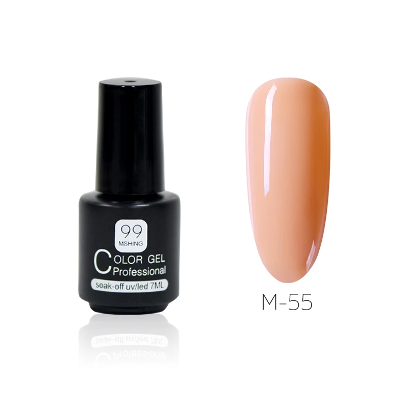 M055 MSHING99 набор гель-лаков все для маникюра Полупостоянный Vernis верхнее покрытие УФ светодиодный Гель-лак замочить от ногтей художественный Гель-лак для ногтей - Цвет: M055