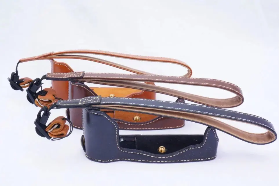 Модный новый жесткий Половина корпуса камеры набор нижний Чехол для Olympus PEN-F penf PU