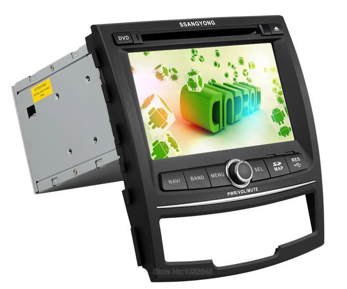 HD 7 &quot2 Din четырехъядерный автомобильный dvd-плеер Android 6 0 для Ssangyong Korando 2010-2013с GPS