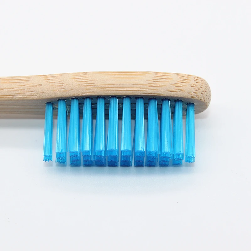 2018 Новинка уход за полостью рта бамбуковая угольная зубная щетка синяя щетина